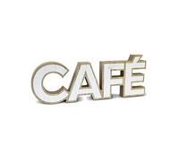 Mot à poser décoratif en bois - Café