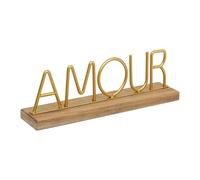 Mot Déco à Poser Amour 25cm Or