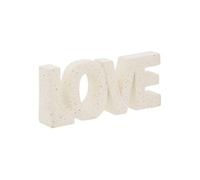 Mot Déco à Poser Love Deniz 21cm Blanc