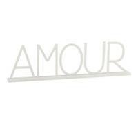 Mot Déco en Métal Amour 77cm Blanc Blanc G
