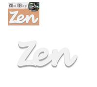 Mot Décoratif - Zen - 30 cm - Blanc - Contemporain - Design