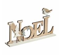 Mot Noël à Poser Beige & Blanc