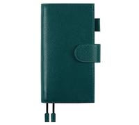 Moterm Housse en cuir pour Weeks Hobonichi - Compatible avec Hobonichi Weeks/Weeks Mega avec poche arrière (galets profonds de talon)
