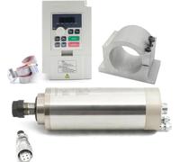 Moteur à arbre rotatif, 24000 tr/min, système de refroidissement par eau, ajouter support VFD, 220V