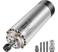 Moteur à broche refroidi par air haute vitesse 0,8 kW pour gravure, fraisage et meulage