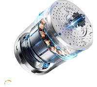 Moteur à courant continu sans balais, puissance 2000 W, vitesse 4300 tr/min, 0
