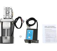Moteur à engrenage à vis sans fin - 120 W 220 V CA - 1 650 tr/min - Rapport de réduction 30:1 - Arbre 14 mm - Câble 40 cm - CE