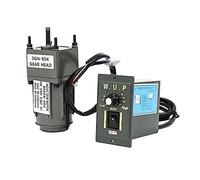 Moteur à engrenage sans fin AC 220 V, moteur de transmission 6 W, régulateur de vitesse, moteur à engrenage silencieux, réversible, vitesse de rotation réglable, artisanat, bricolage, projets