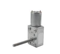 Moteur à engrenage vis sans fin M6 x 50 mm, arbre long, 6 V, 12, 24 CC(24v,6rpm)