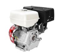 Moteur à essence 15 CV 4 temps 420 cc pour Go Kart avec arbre de 25 mm | Moteur de rechange robuste, démarrage à traction facile, grand réservoir de 6,5 l, avec sécurité contre le manque d'huile
