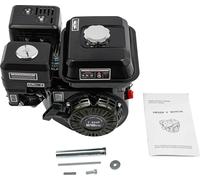 Moteur à essence - 212 cm³ 4 temps OHV - 7,5 ch 4,0 kW - monocylindre - refroidi par air - démarrage par lanceur - 34,5×31,5×31 cm - noir