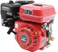 Moteur à essence - 4 temps OHV - 7,5 CV - 1 cylindre - Filtre à air - Silencieux - Rouge