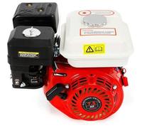 Moteur à essence 7,5 CV - Moteur à 4 temps - Moteur monocylindre 25 ° -Moteur à gaz OHV avec alarme d'huile pour pompes