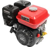 Moteur à essence portable - 7,5 CV - 4000 W - Démarrage par lanceur - 3600 tr/min - Pour pompes à eau, vibrateurs, générateurs - Aluminium, fer, nylon