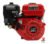 Moteur à Essence Robuste 4 Temps 7.5 CV Motoculteur Monocylindre avec Alarme D'huile 5.1 KW / 3600 RPM