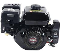 Moteur à gaz, démarreur électrique, 4 temps, 7,5 CV, noir