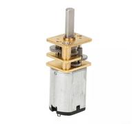 Moteur à réduction de vitesse en métal CC 3-12 V - Construction en acier à haute efficacité - Facile à installer pour le chauffage, le refroidissement et la climatisation - Pièces de rechange