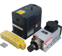 Moteur de broche CNC, 24000 tr/min, 220V avec VFD, boîte de jonction