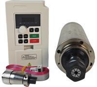 moteur de broche ER20 de 2,2 kW, refroidi par air, vitesse de fonctionnement précise 10-24000 tr/min, kit 4
