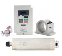 Moteur de broche, étanche, haute précision, variateur de 2,2 kW et serrage de broche de 80 mm, AJOUTER UNE PINCES FÜGE VFD, 220 V-b