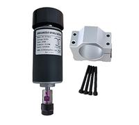 Moteur de broche, Kit de moteur de broche CNC 0.3kw refroidi par Air ER16 mandrin 300W moteur de broche + régulateur de vitesse d'alimentation for la gravure(Package 3 ER16)