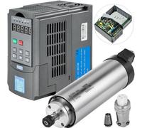 Moteur de broche VEVOR 0,8 kW refroidi par air avec convertisseur de fréquence 1,5 kW 2 CV Kit moteur de broche VFD