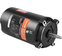 moteur de pompe de piscine 1 CV, châssis 56J, 115V(9.8 Ampère)/230V(4.9 Ampère) 3450 tr/min, 60Hz, 1.4 facteur de service, condensateur 90μF/250V, rotation CCW Bride ronde Moteur de remplacement
