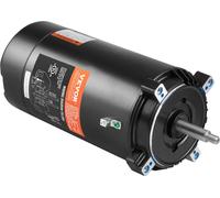 Moteur de pompe de piscine VEVOR 1,5 CV, cadre 56J, 115V(13,6 ampères)/230V(6,8 ampères) 3450 tr/min, 60Hz, facteur de service 1.3, condensateur 90μF/250V, rotation CCW bride ronde Moteur de remplacem