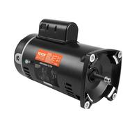 VEVOR Moteur de pompe de piscine 1,5 CV 56Y 115 V (12,8 A)/230 V (6,4 A) 3450 tr/min facteur de service 1,1 condensateur 90 μF/250 V moteur de remplacement à bride carrée à rotation CCW pour piscines