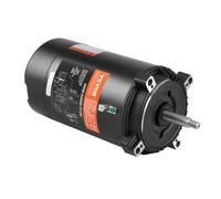 VEVOR Moteur de pompe de piscine 1 CV 56J, 115 V (9,8 A)/230 V (4,9 A) 3450 tr/min, facteur de service 1,4, condensateur 90 μF/250 V, moteur de remplacement à bride ronde à rotation CCW pour piscines