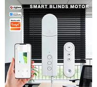 Moteur de rideau intelligent WiFi, pilote de stores enrouleurs électriques Zigbee, compatible avec l'application Smart Life Zigbee type-White