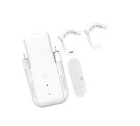 Moteur de rideau rechargeable pour rideaux de fenêtre de maison, ouvre-rideau WiFi avec bouton avant et moteur compact pour fenêtre intérieure, ouvre-fenêtre rechargeable WiFi avec contrôle frontal