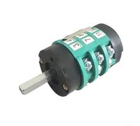 Moteur démonte-pneu robuste 220 V 380 V 20 A avec interrupteur marche avant et arrière pour roue de table tournante pour réparation de machine de service, pièce fabriquée en ABS et métal durable (vert