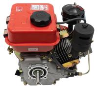 Moteur diesel - 4 temps, 1 cylindre - 3 ch - Démarrage manuel par cordon - 1 650-3 800 tr/min - Réservoir de 3,5 L - Rouge