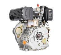 Moteur diesel 4 temps 3,6 kW 3600 tr/min 2,5 l injection directe pour pompe | Boîtier en aluminium, refroidissement par air, démarrage manuel, réducteur de pression, robinet de carburant