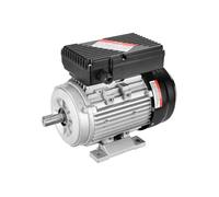 VEVOR Moteur électrique 0,75 kW moteur de compresseur d'air monophasé, 1400 tr/min, CA 220-240 V, 5,45 A, cadre 80, B3, arbre à clavette 19 mm, rotation CW/CCW pour machines agricoles et équipements
