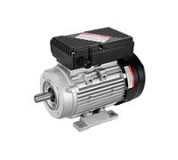 VEVOR Moteur électrique 0,75 kW moteur de compresseur d'air monophasé, 1400 tr/min, CA 220-240 V, 5,45 A, cadre 80, B34, arbre à clavette 19 mm, rotation CW/CCW pour machines agricoles et équipements