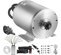 Moteur électrique à courant continu sans balais 72 V 3 kW 4900 tr/min avec contrôleur pour vélos électriques, skelters, quads