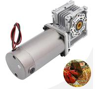 Moteur électrique à vis sans fin - 24 V CC, 300 W - Couple élevé - 1 800 tr/min - Autobloquant - Vitesse réglable