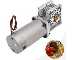 Moteur électrique à vis sans fin - 24 V CC, 300 W - Couple élevé - 1 800 tr/min - Autobloquant - Vitesse réglable