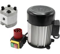 Moteur électrique haute tension 400 V + pompe hydraulique T6 pour fendeuses à bois