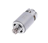 Moteur électrique pour réparation de taille-haie, pièce moteur 18 V avec engrenage de sortie à 9 dents, corps en métal, longueur totale d'environ 84,5 mm, lot unique