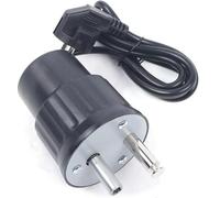 Moteur électrique pour tournebroche, BBQ Rotisserie Moteur de gril, 220V, noir