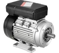 Moteur électrique SucceBuy, moteur de compresseur d'air, monophasé, 5,15 A, 220-240 V, 0,75 kW, 2850 tr/min, cadre 80 B34, arbre cannelé 19 mm, rotation à droite/gauche pour machines agricoles et équi