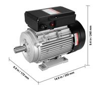 Moteur électrique - VEVOR - ML90L-2-2.2kW-B3 (IP44) - 2,2 kW - 2800 tr/min - Cadre 90L (B3)