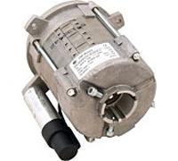 Moteur électrique Wolf complet 2413222 pour brûleur jaune Cuenod