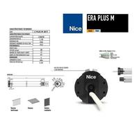 Moteur ERA Plus M Ø 45 mm, 30Nm, radio, bouton de fin de course, TTBus NICE - EPLUSM3017