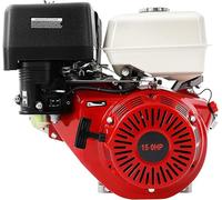 Moteur essence 4 temps, 420 cm³, 15 chevaux. Moteur stationnaire, moteur industriel, moteur essence OHV monocylindre, moteur de forte puissance. Groupe électrogène portable de 9700 W pour pompes à eau