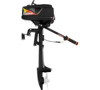 Moteur hors-bord à essence - 2 temps 3,6 CV (2,6 kW) - 1 cylindre - 4000-5500 tr/min - Refroidissement par air et eau - Réservoir de 1,5 l - Silencieux - Noir
