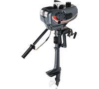 Moteur hors-bord à essence portable - 3,5 ch, 2 temps OT-028 - Démarrage manuel, CDI - Réservoir intégré de 1,3 l - Arbre court de 42 cm - Poids : 9,8 kg